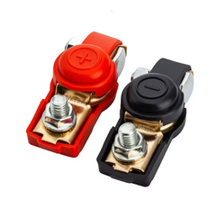 Universal Negative & Positive Battery Cable Terminals - Automotive Terminal Clamps Connectors