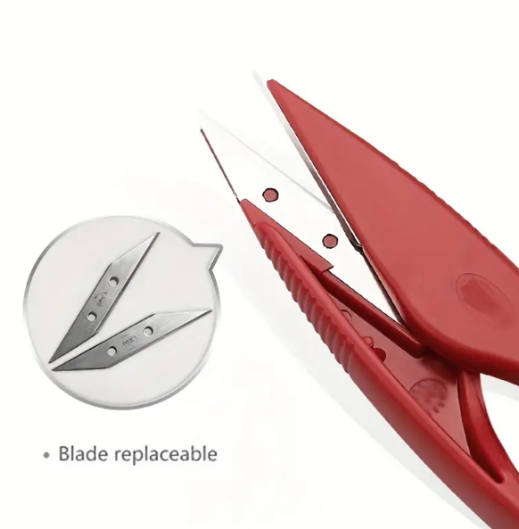 1 Set, Red Sewing Seam Ripper Tool, High Quality Stitch Remover And Thread Cutter With 2Big+2Small Seam Rippers, 1 Pack Thread Snips, 1 Pack 5incc Scissor