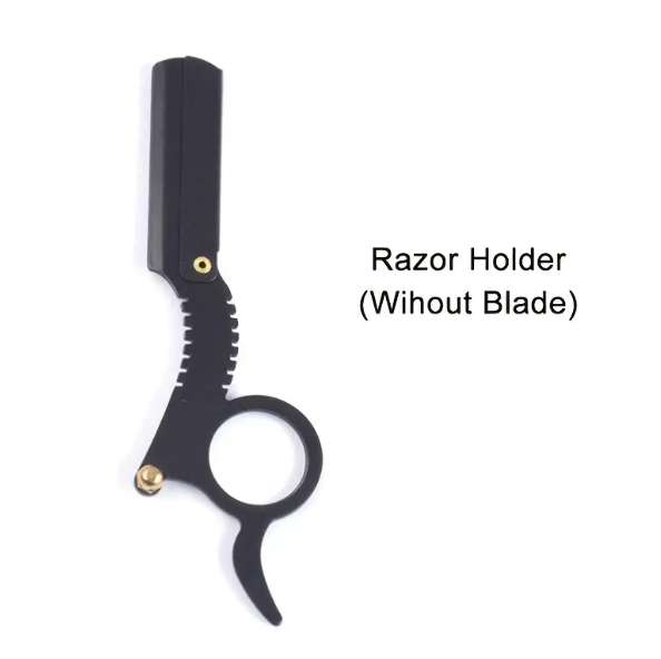 Straight Edge Barber Razor Haircut Beard Eyebrow Shaving Tool Manual Depilation Razor Hairdresser Trimming Blades