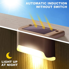 Solar Powered LED Step Lights