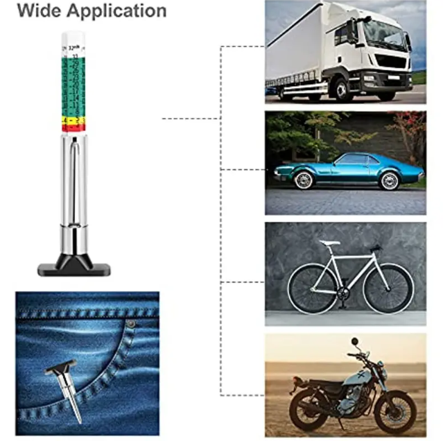 88702 Smart Color Coded Tire Tread Depth