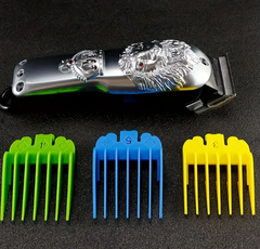 10pcs Professional Hair Clipper Guards Cutting Guides Fits For Most Wahl Clippers With Organizer, Color Coded Clipper Combs Replacement