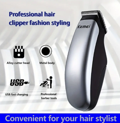 Mini Hair Clipper Hair Cutting Machine Portable Cordless Hair Trimmer