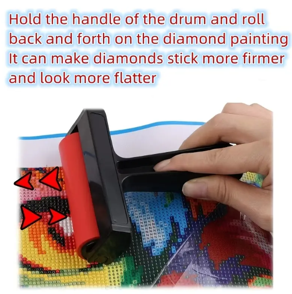 1 pc 5D Diamond Painting Roller, Diamond Painting Alignment Restoration Pressing Tool, Diamond Painting Kit for Adult, Flat Alignment