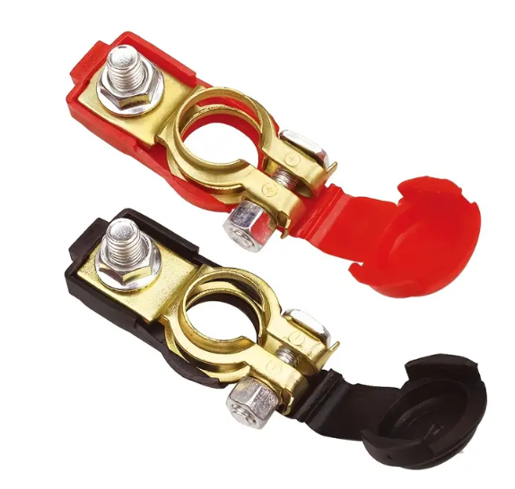 Universal Negative & Positive Battery Cable Terminals - Automotive Terminal Clamps Connectors