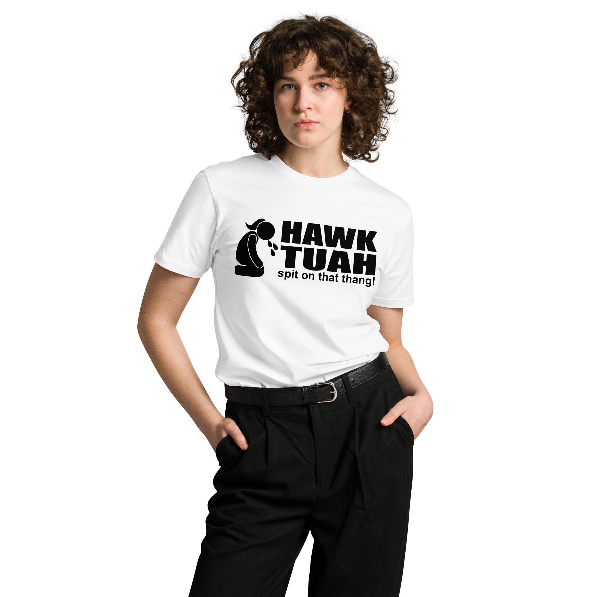 Hawk Tuah Unisex T-Shirt (Viral Girl)